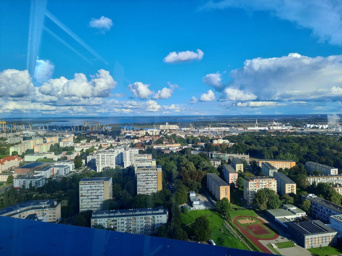 Hanza Tower Sunny Apartment Szczecin Exterior foto