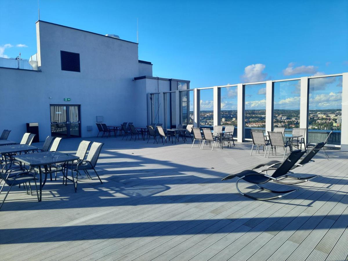 Hanza Tower Sunny Apartment Szczecin Exterior foto