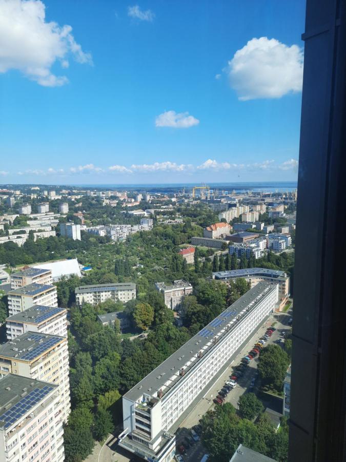Hanza Tower Sunny Apartment Szczecin Exterior foto
