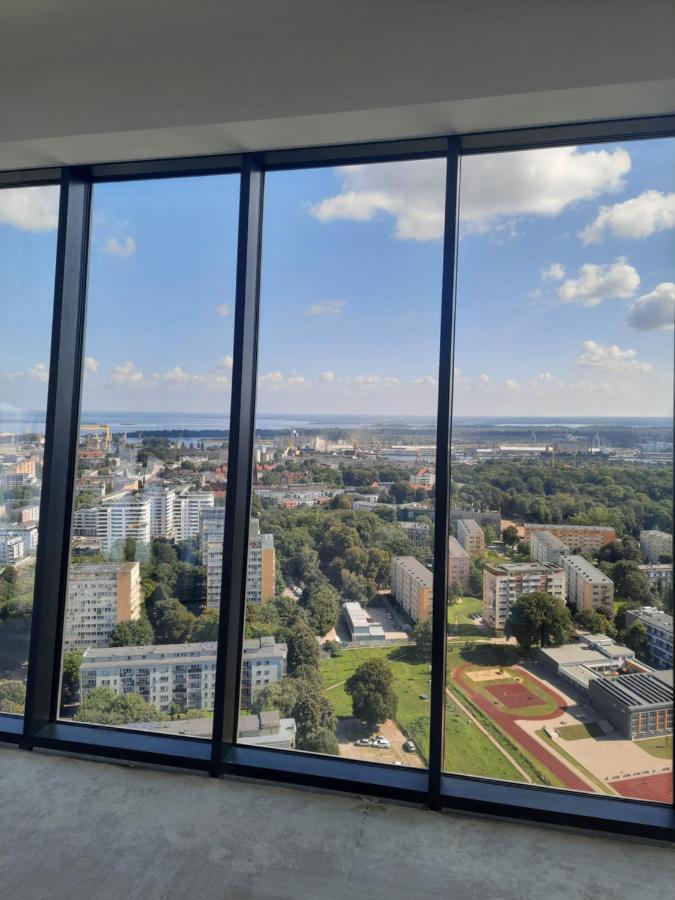 Hanza Tower Sunny Apartment Szczecin Exterior foto